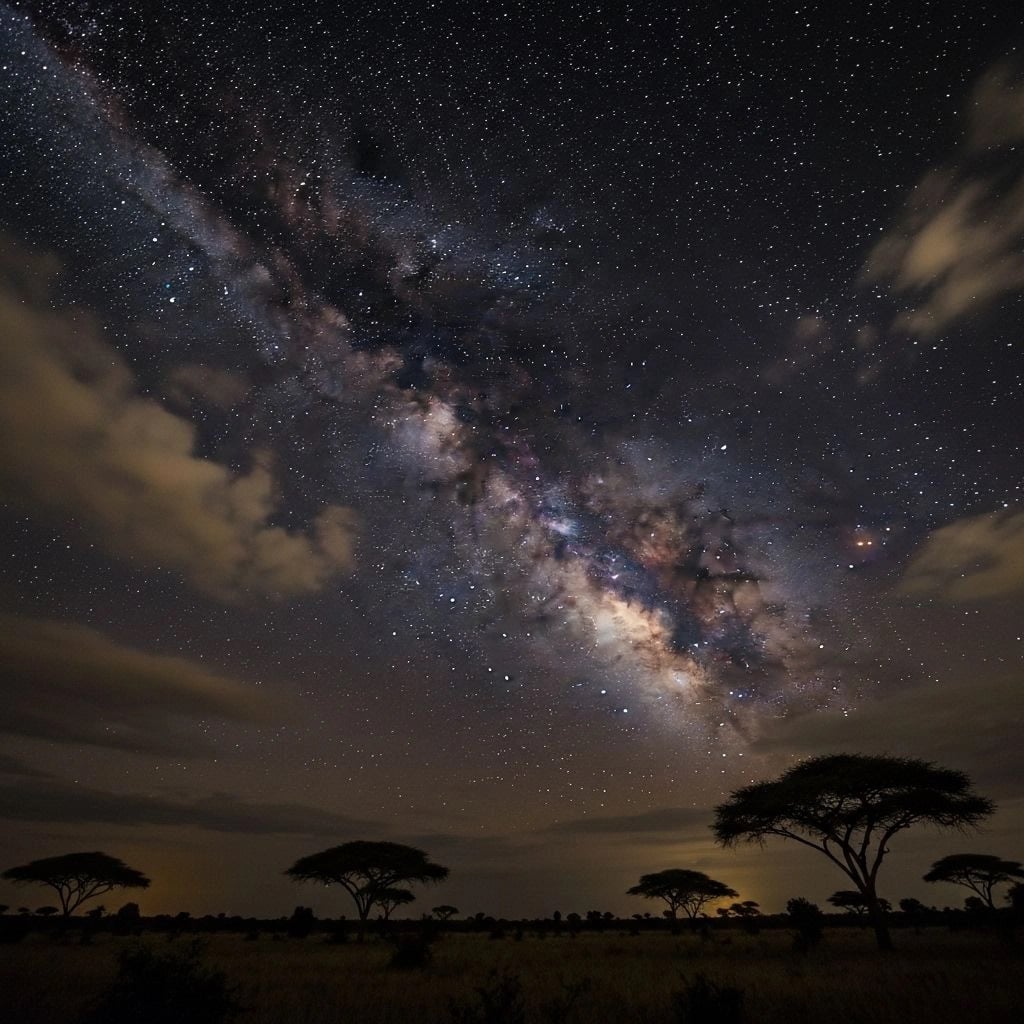 Milky Way over Aam Altair